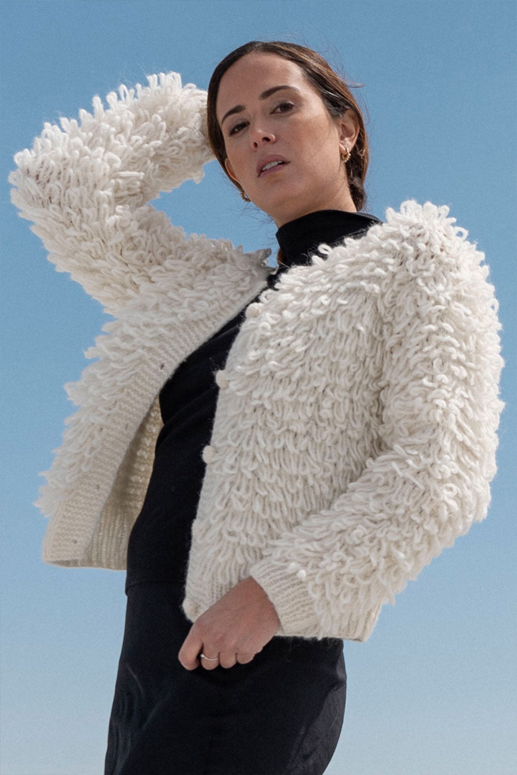 Pom Pom Baby Alpaca Cardigan – Alpaca Collections