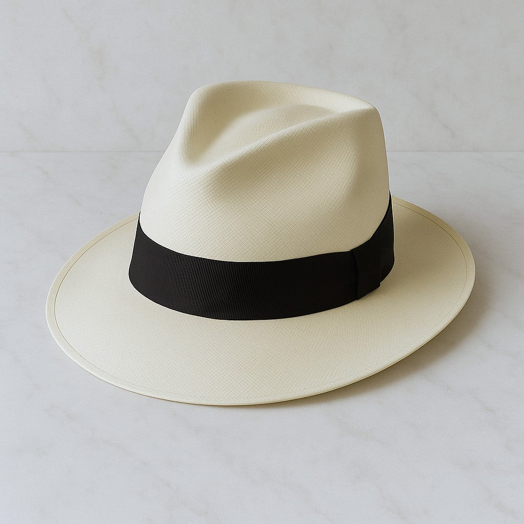 Montecristi Panama Hat Classic Fedora Extra Fine Weave – Alpaca