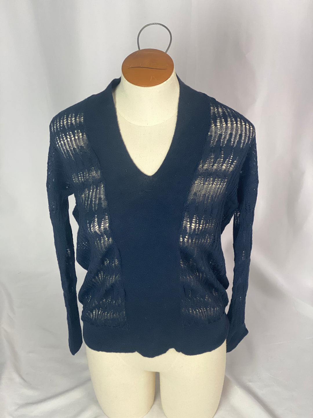Peace V-neck Llama & Silk Sweater