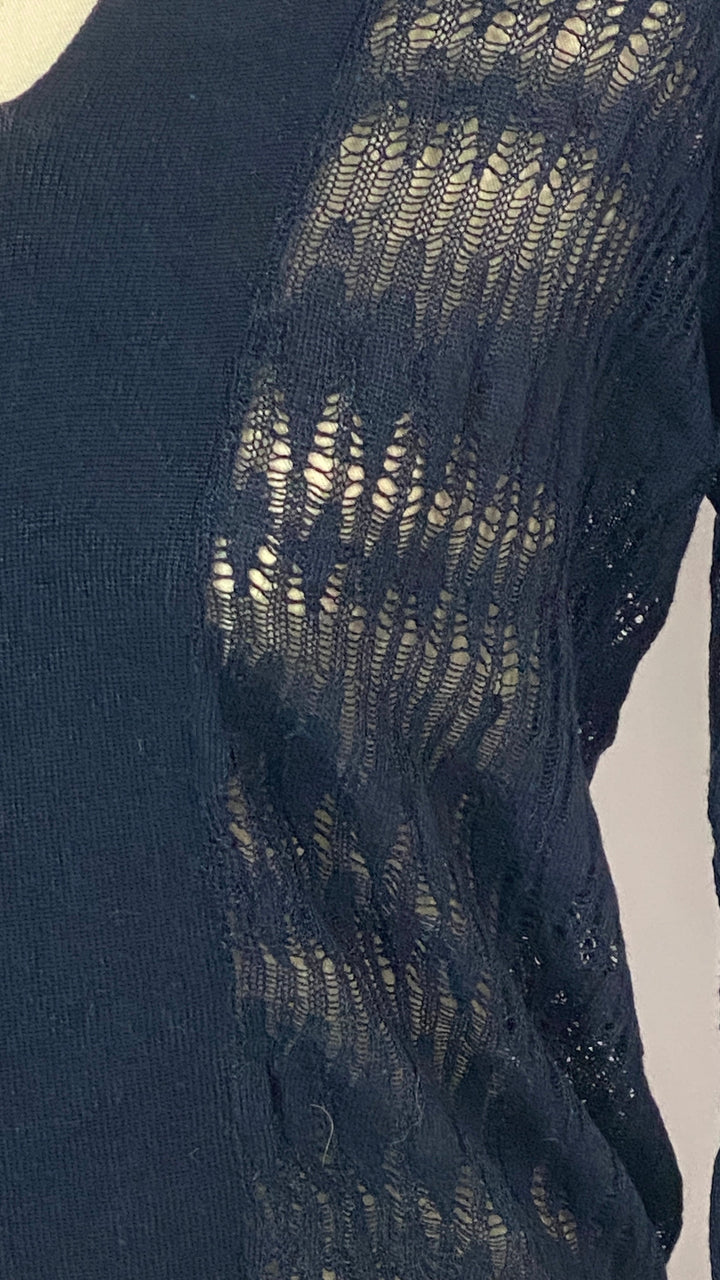 Peace V-neck Llama & Silk Sweater