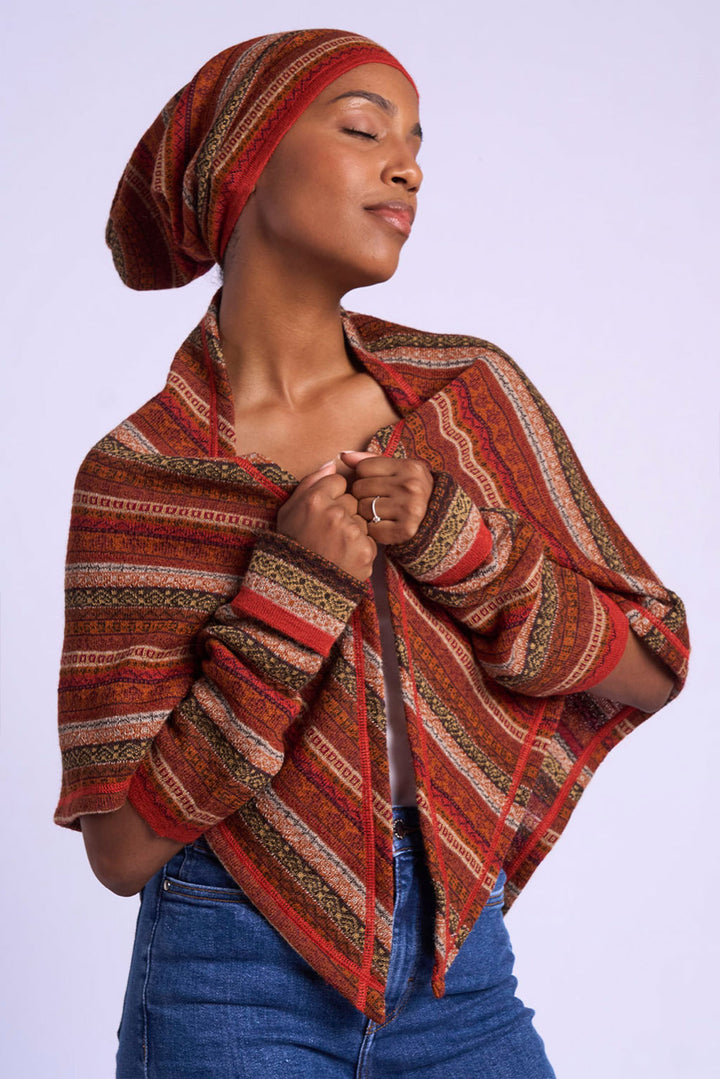 Andean Stripes Alpaca Scarf