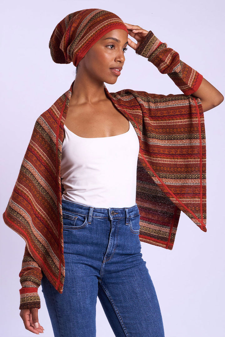 Andean Stripes Alpaca Scarf