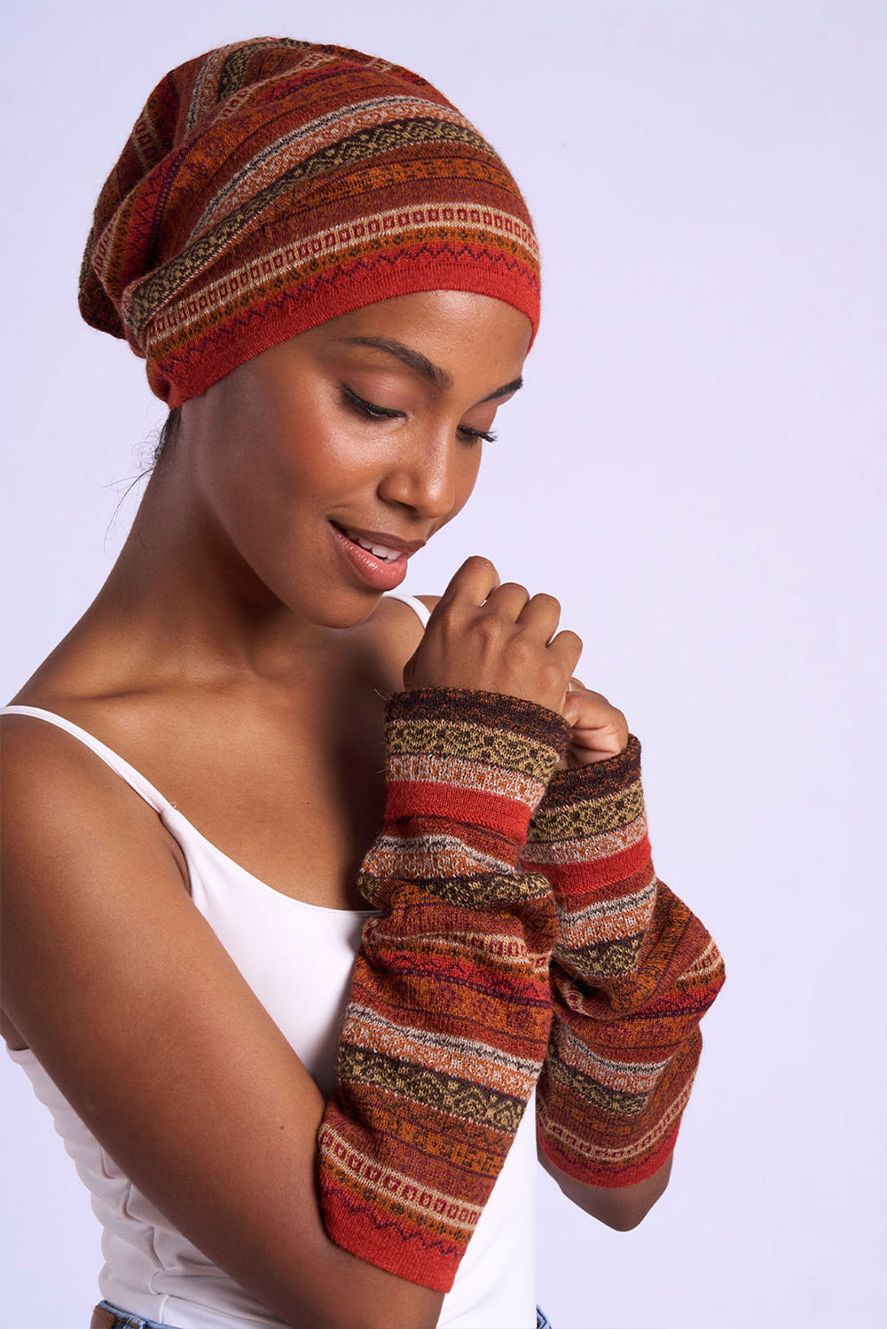 Andean Stripes Alpaca Hat