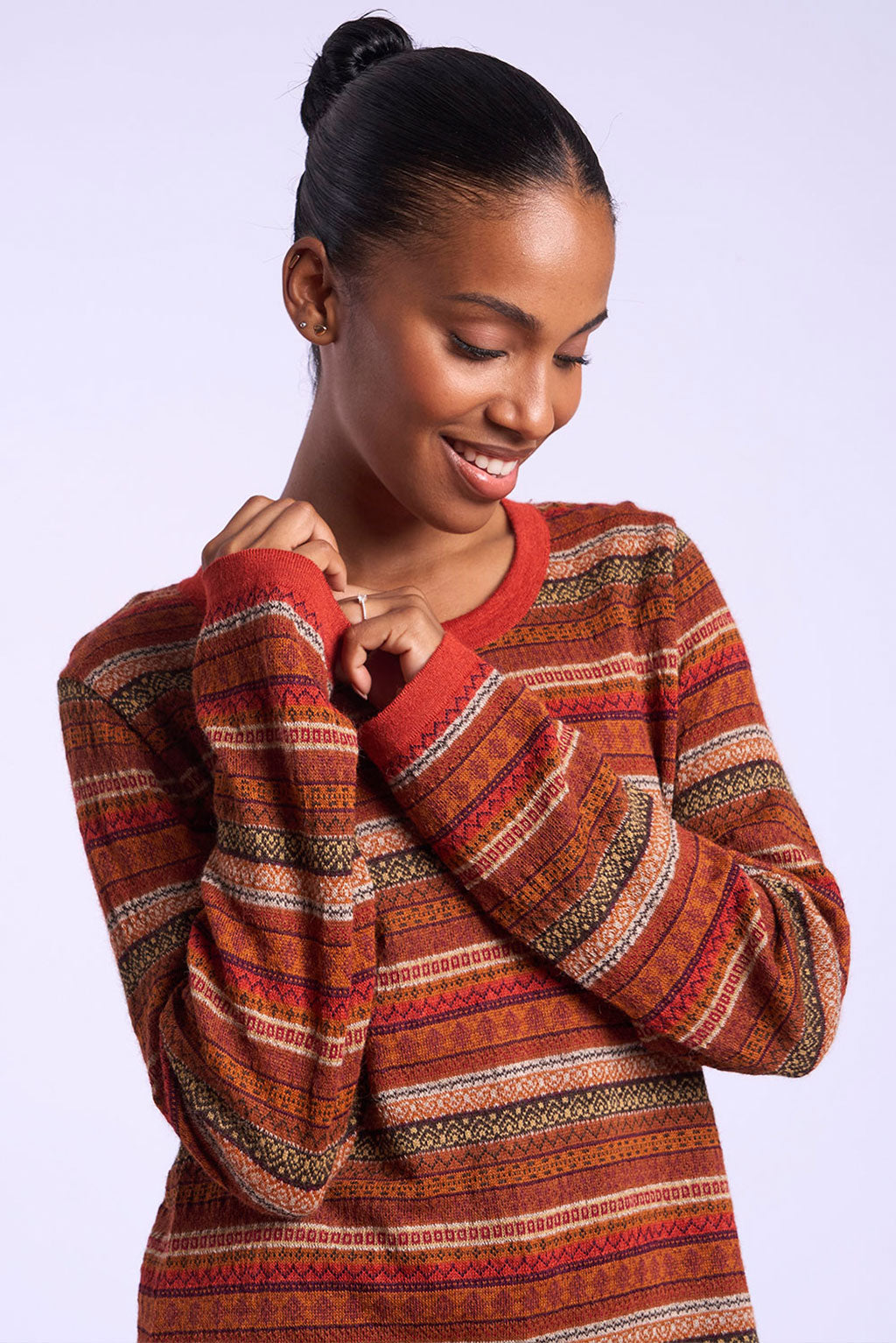 Andean Stripes Alpaca Sweater