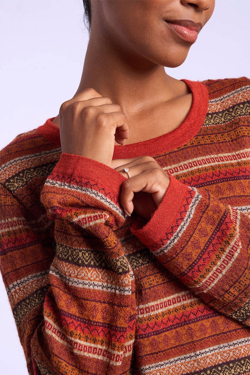 Andean Stripes Alpaca Sweater