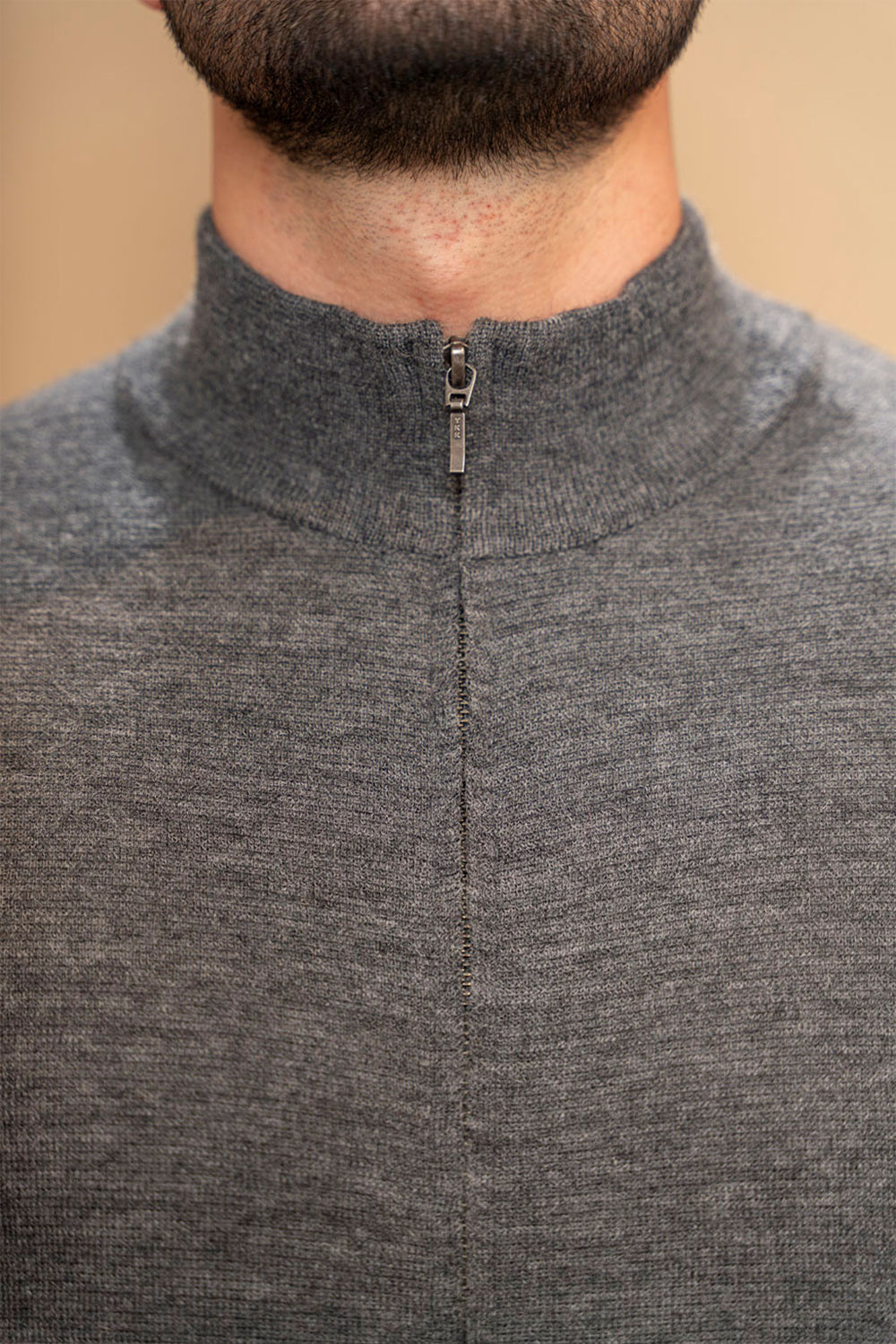 Men's Full-Zip Baby Alpaca Cardigan