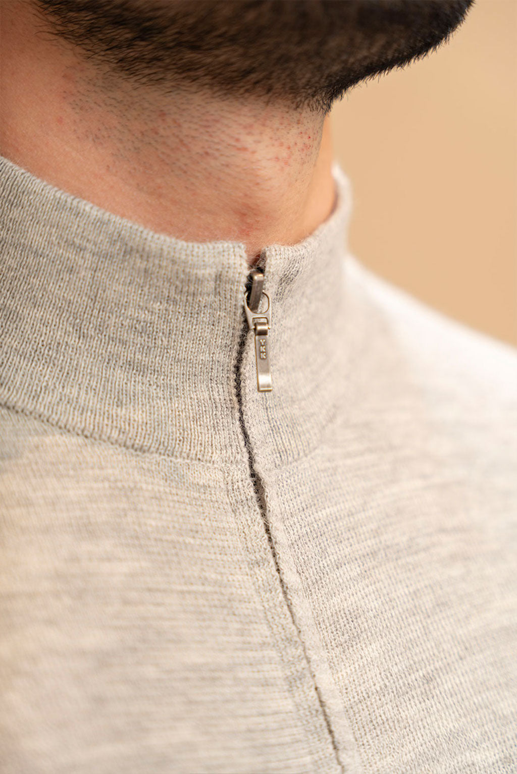 Men's Full-Zip Baby Alpaca Cardigan