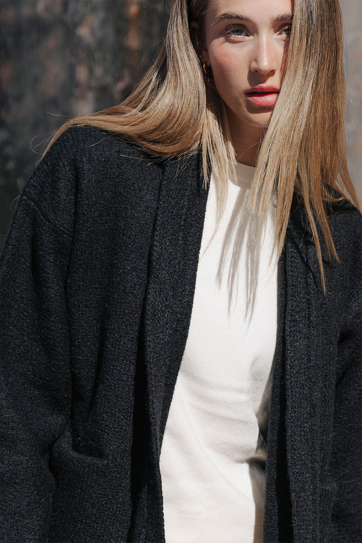 Belen Knit Alpaca Coat / Long Cardigan