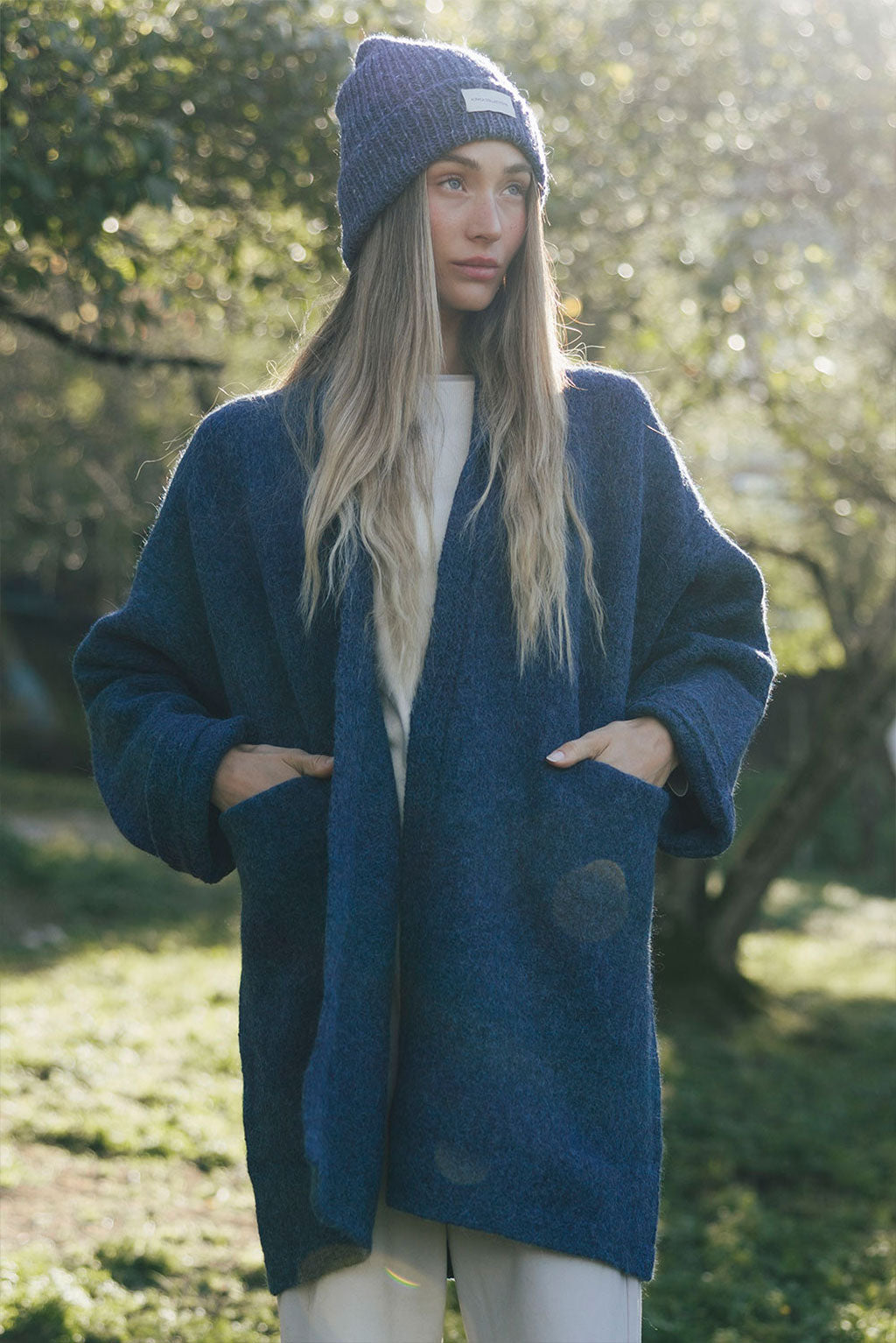 Belen Knit Alpaca Coat / Long Cardigan