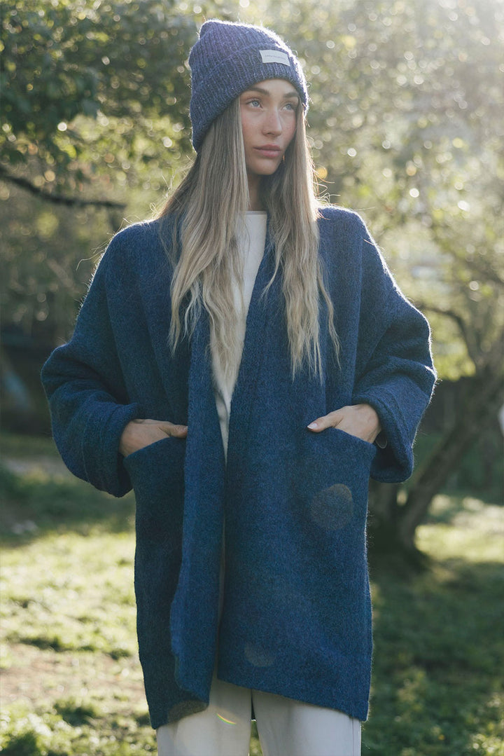 Belen Knit Alpaca Coat / Long Cardigan