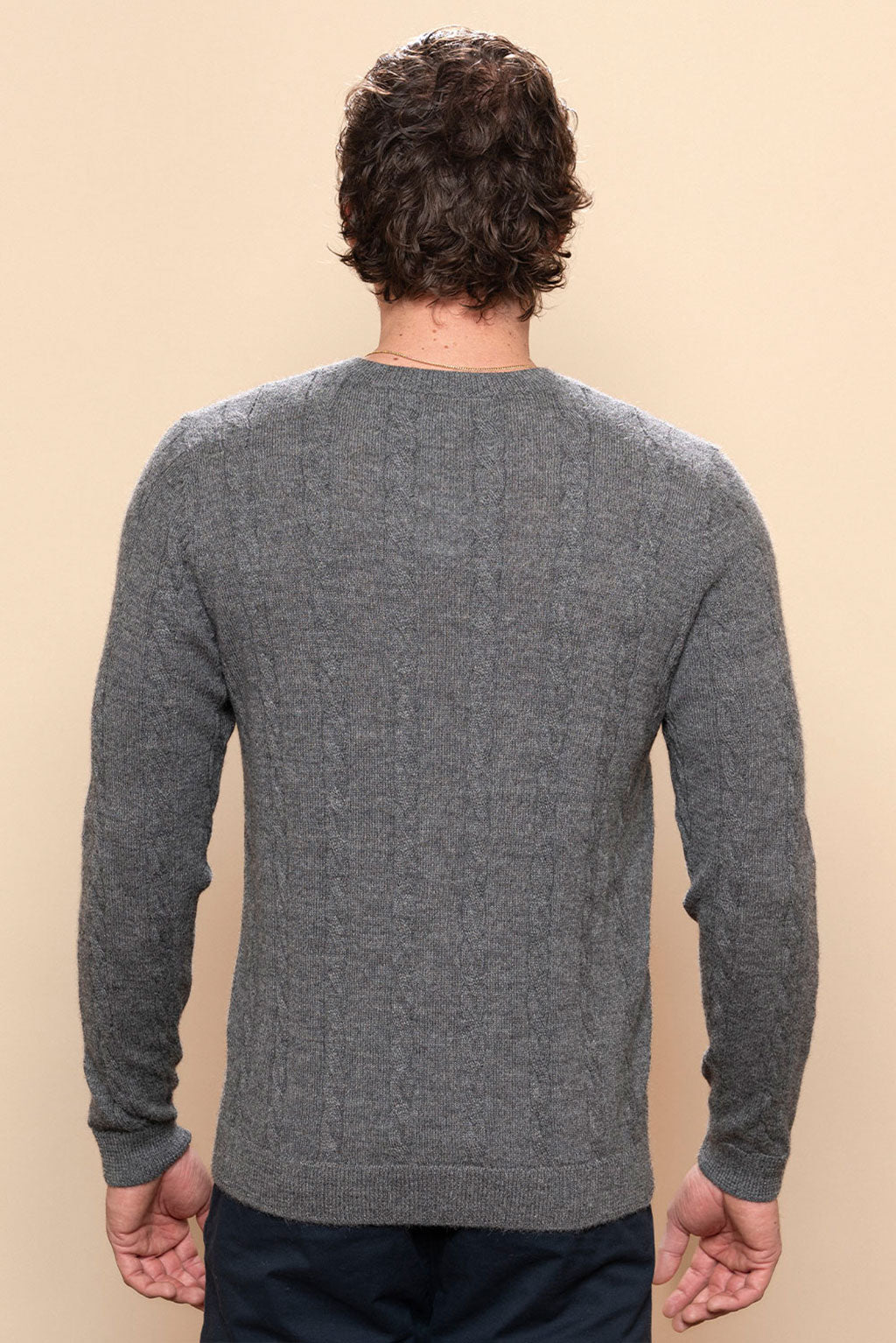 Men's Braided Baby Alpaca Sweater – Alpaca Collections