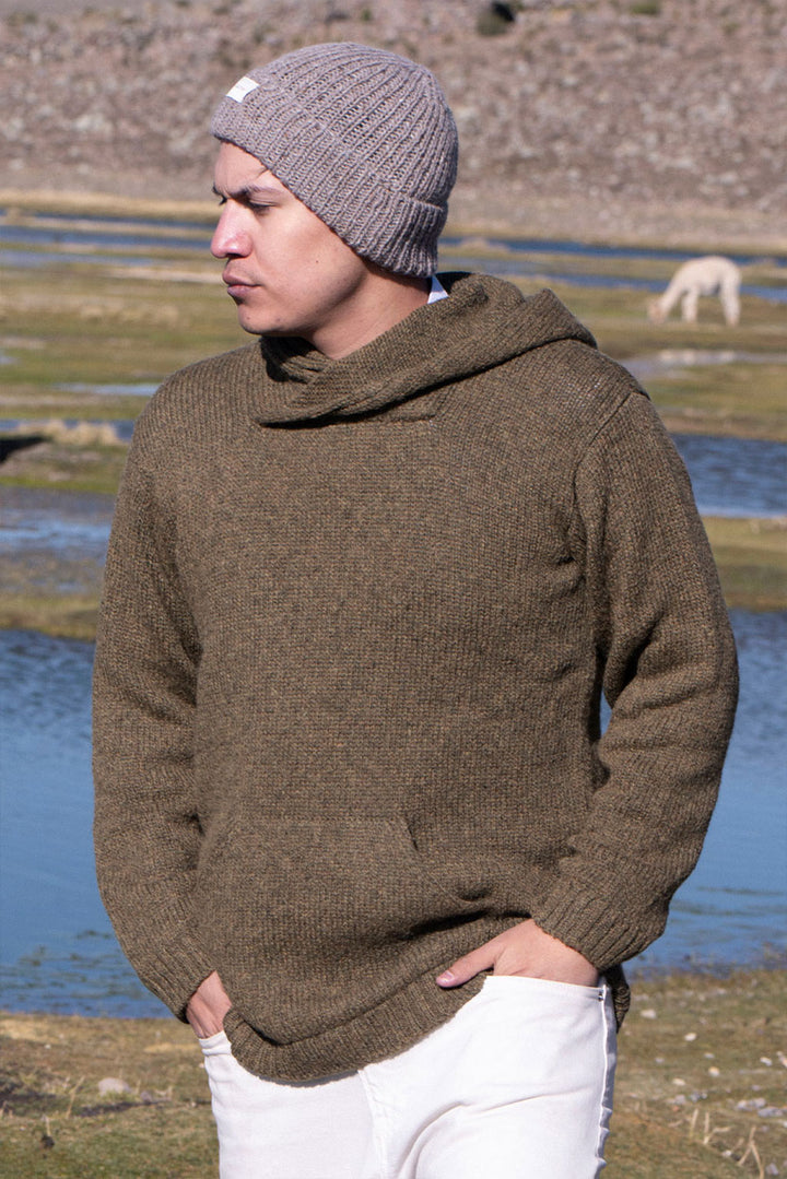 Brian Alpaka Kapuzenpullover