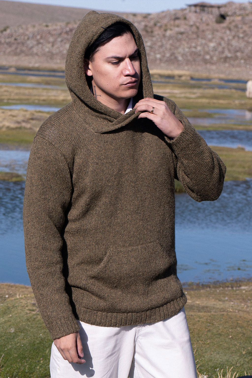 Brian Alpaka Kapuzenpullover