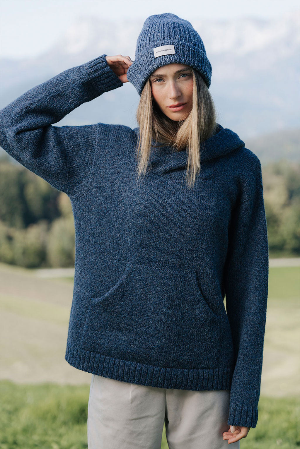 Briana Alpaca Hoodie Pullover