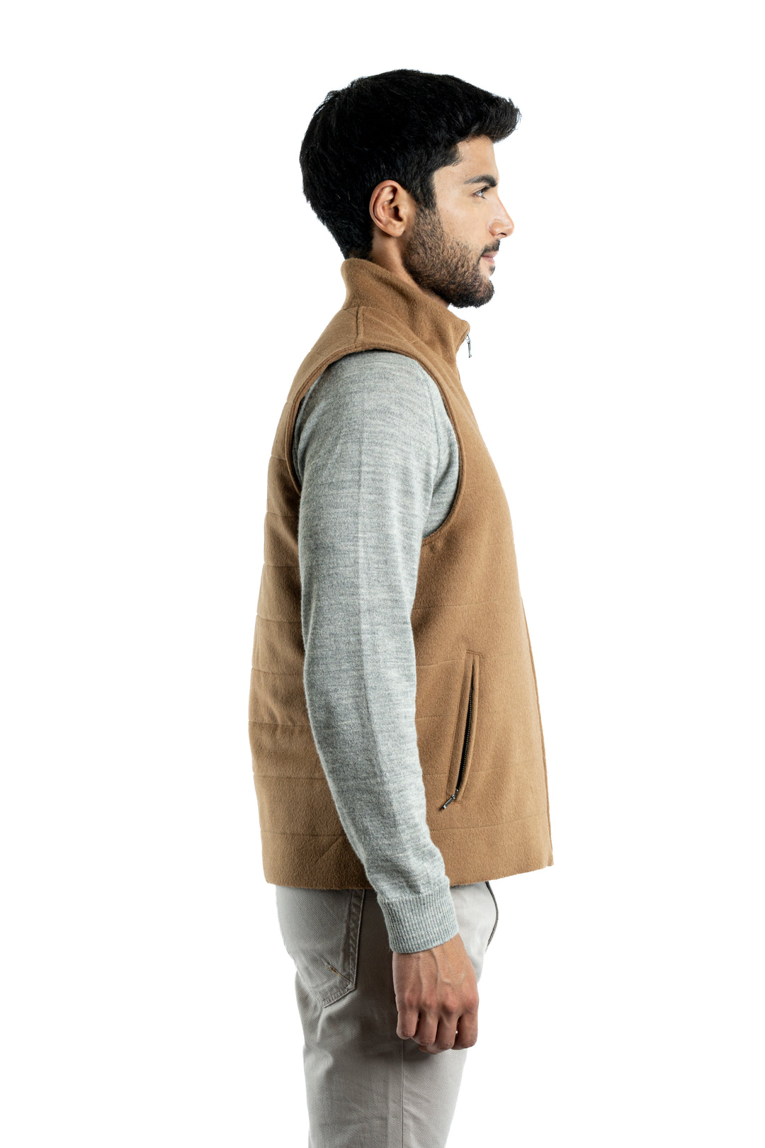 Men’s Quilted Baby Alpaca Vest