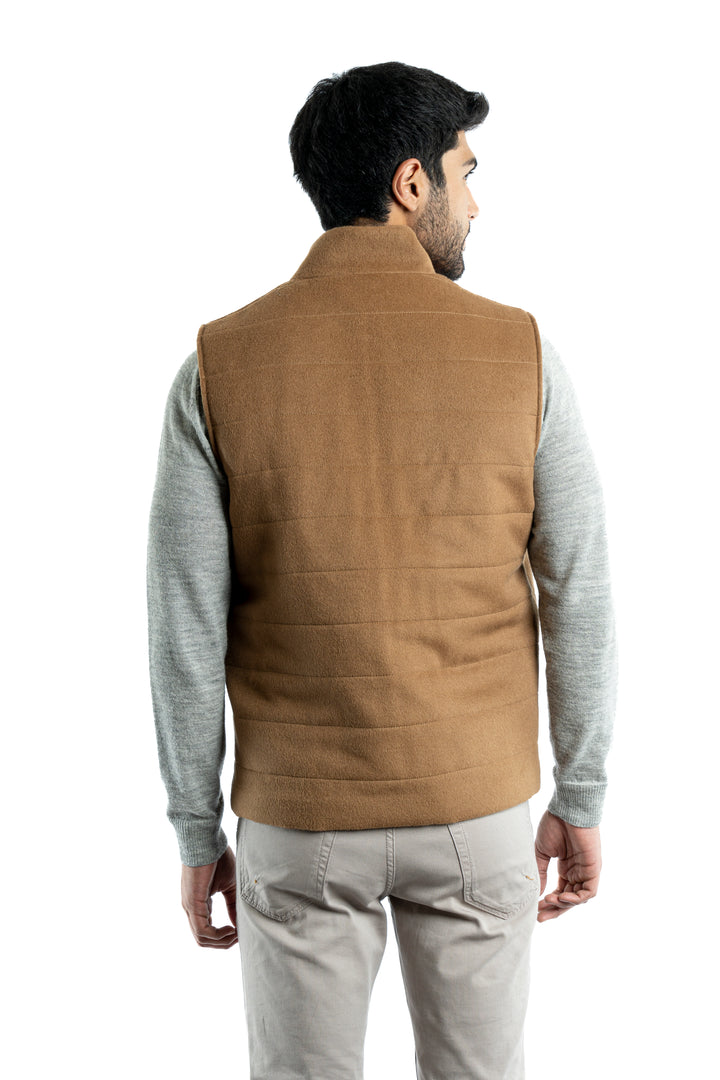 Men’s Quilted Baby Alpaca Vest