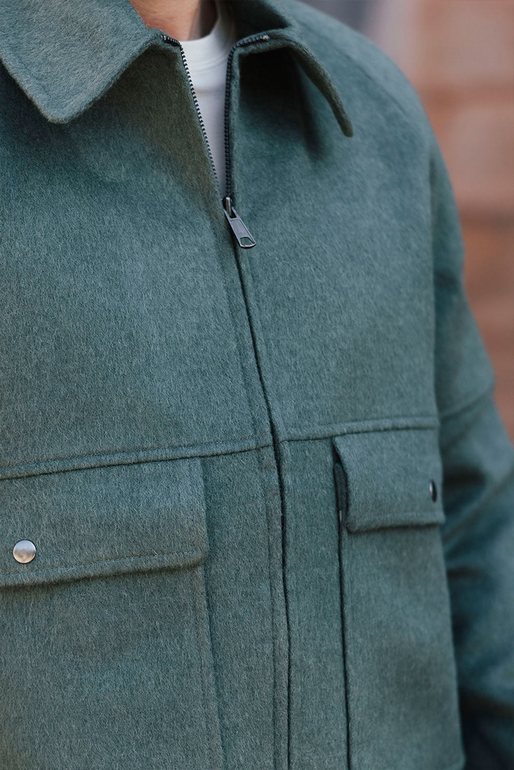 Men's Casual Baby Alpaca Jacket