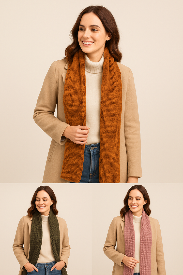 Women Assorted Alpaca Scarf Bundle — Set of 6