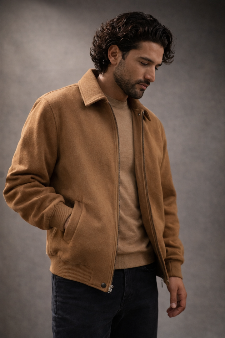 Bomber Baby Alpaca Jacket