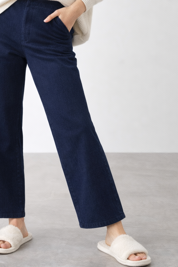 Long Pima Cotton Pants