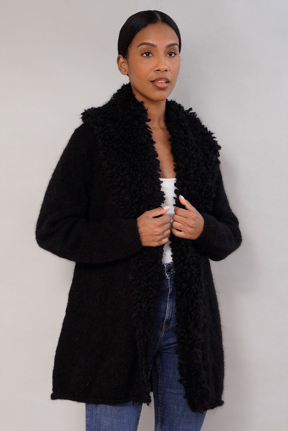 Cleo Handknit Alpaca Coat