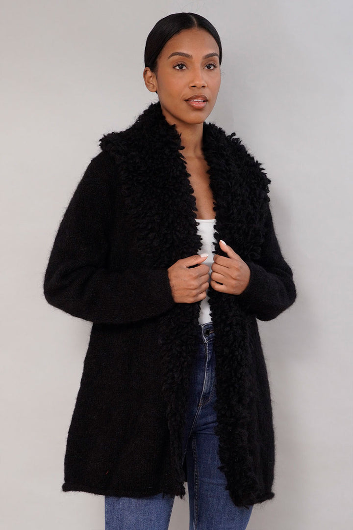 Cleo Handknit Alpaca Coat