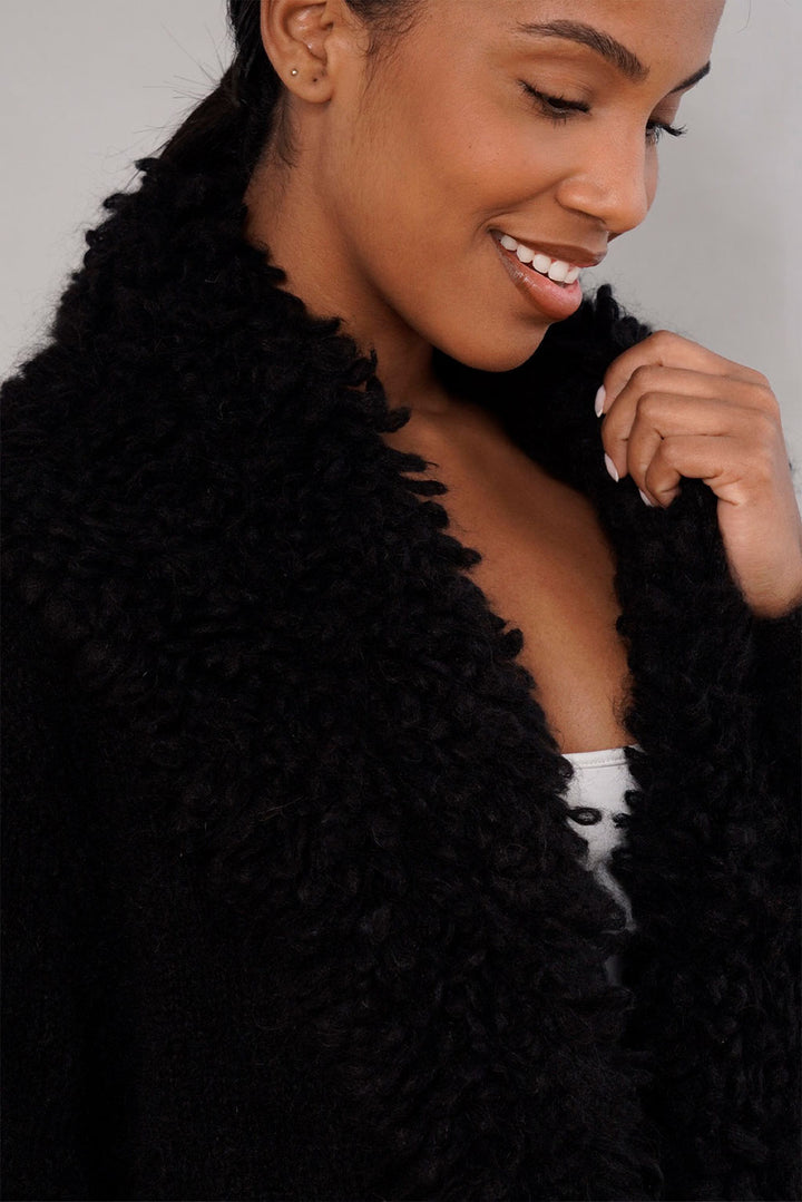 Cleo Handknit Alpaca Coat