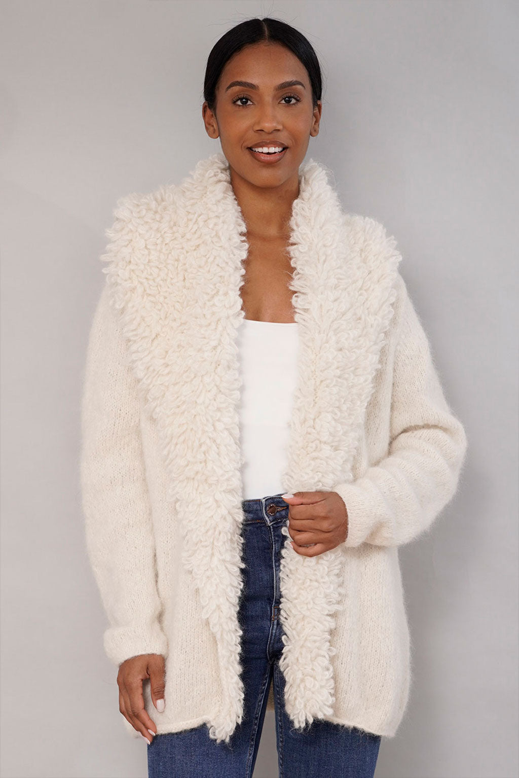 Cleo Handknit Alpaca Coat