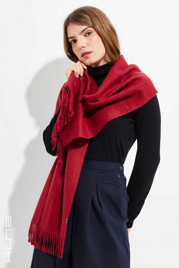 Jamas Royal Alpaca Scarf — Russet — russet royal alpaca by Kuna