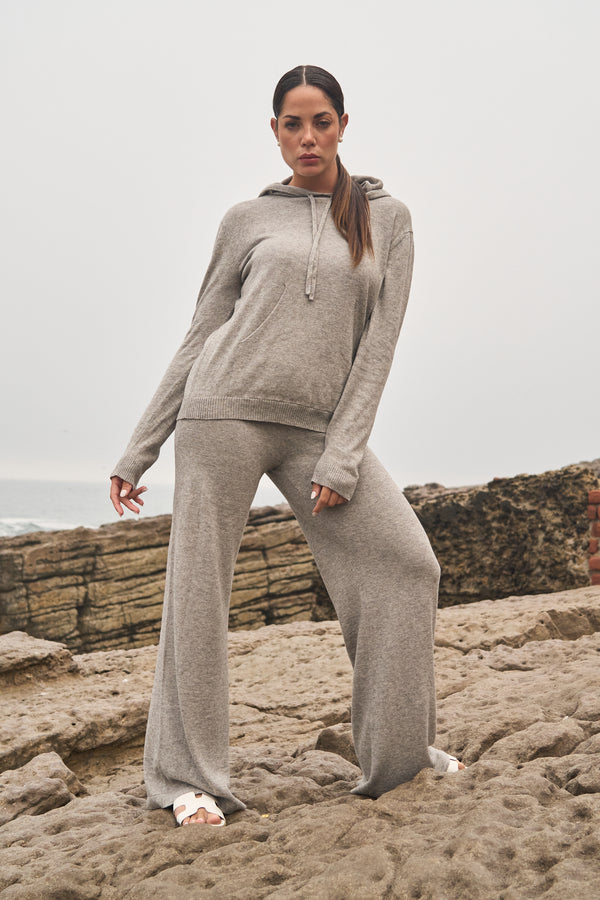Devin Cotton & Alpaca Pants — Grey — grey alpaca by Alpaca Collections
