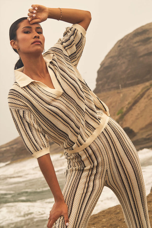 Dakota Pima Cotton Shirt — Natural — natural alpaca by Alpaca Collections