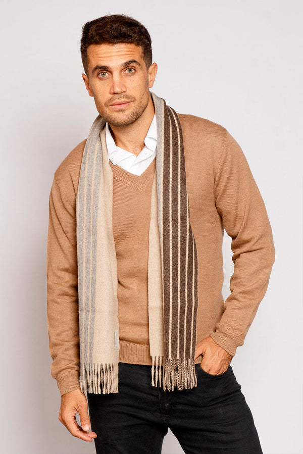 Dorian Baby Alpaca Scarf — beige baby alpaca by Alpaca Collections
