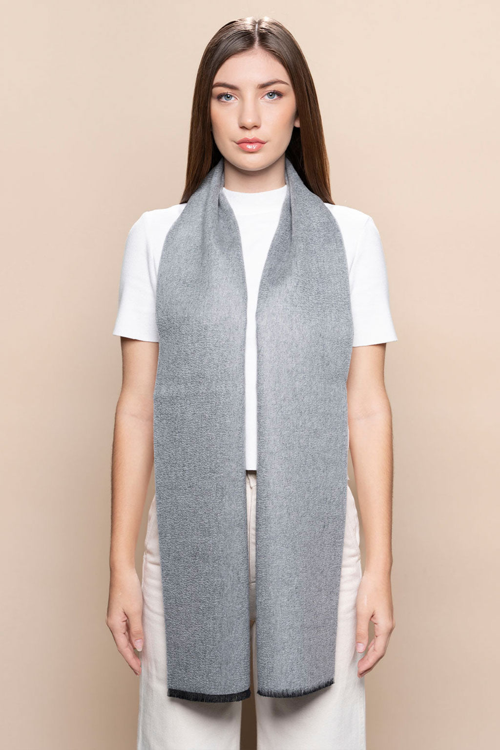 Double-Sided Baby Alpaca Suri Scarf – Alpaca Collections 