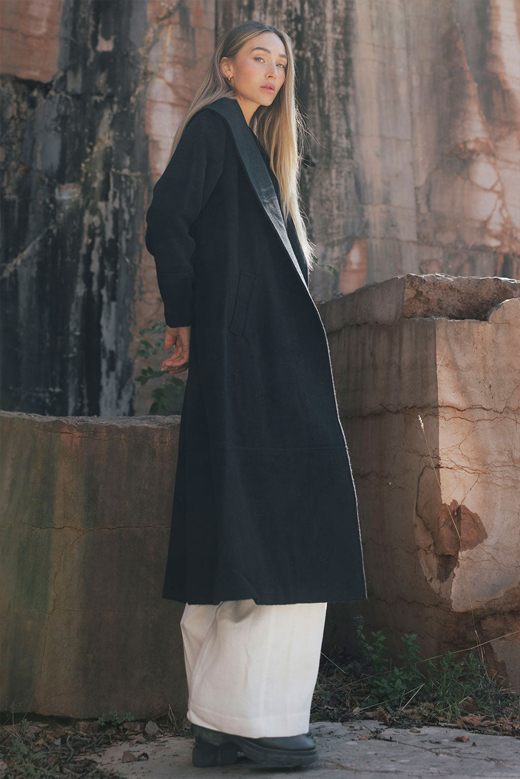 Elena Alpaca Coat
