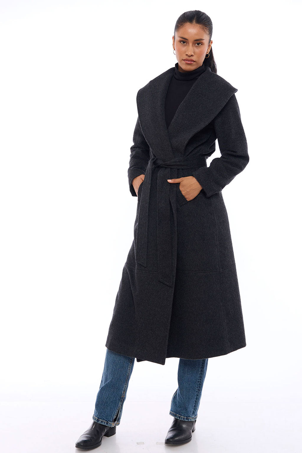 Elena Alpaca Coat