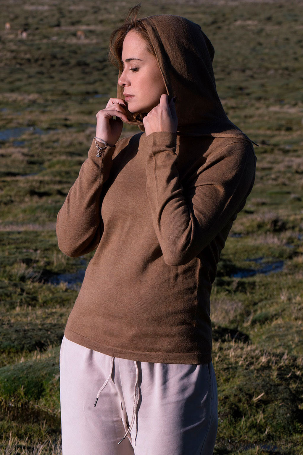 Women's Essential Baby Alpaca Hoodie