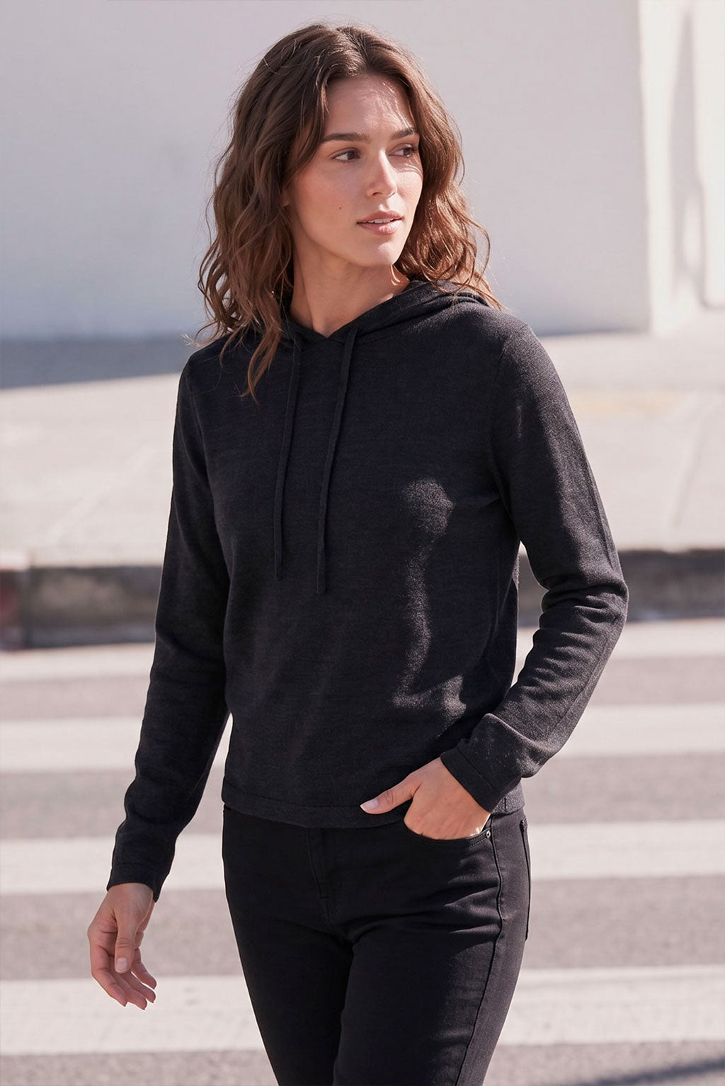 Women's Essential Baby Alpaca Hoodie