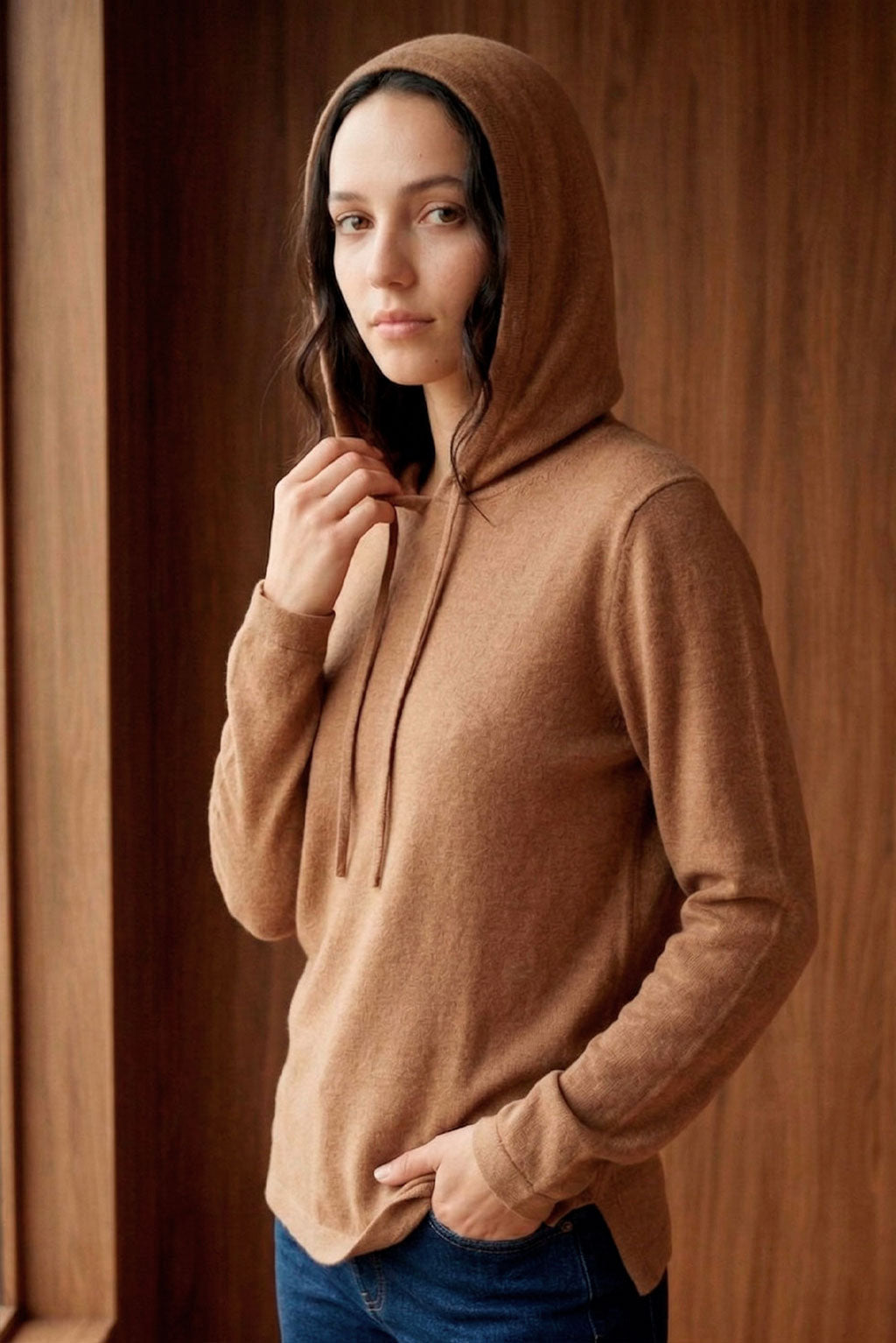 Women's Essential Baby Alpaca Hoodie