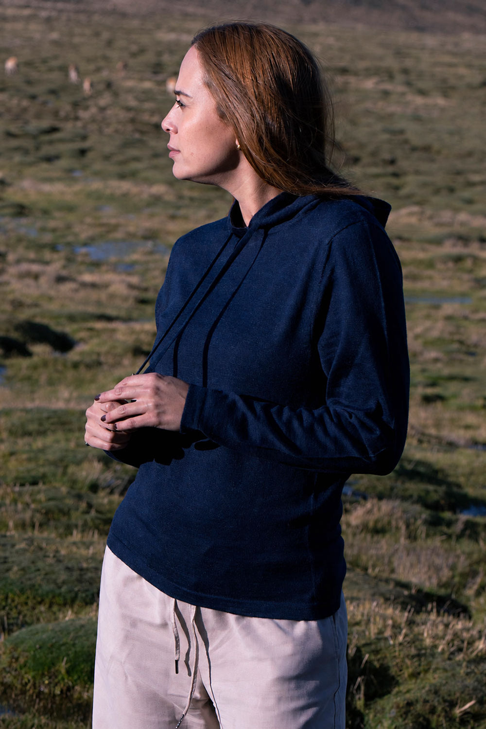 Women's Essential Baby Alpaca Hoodie