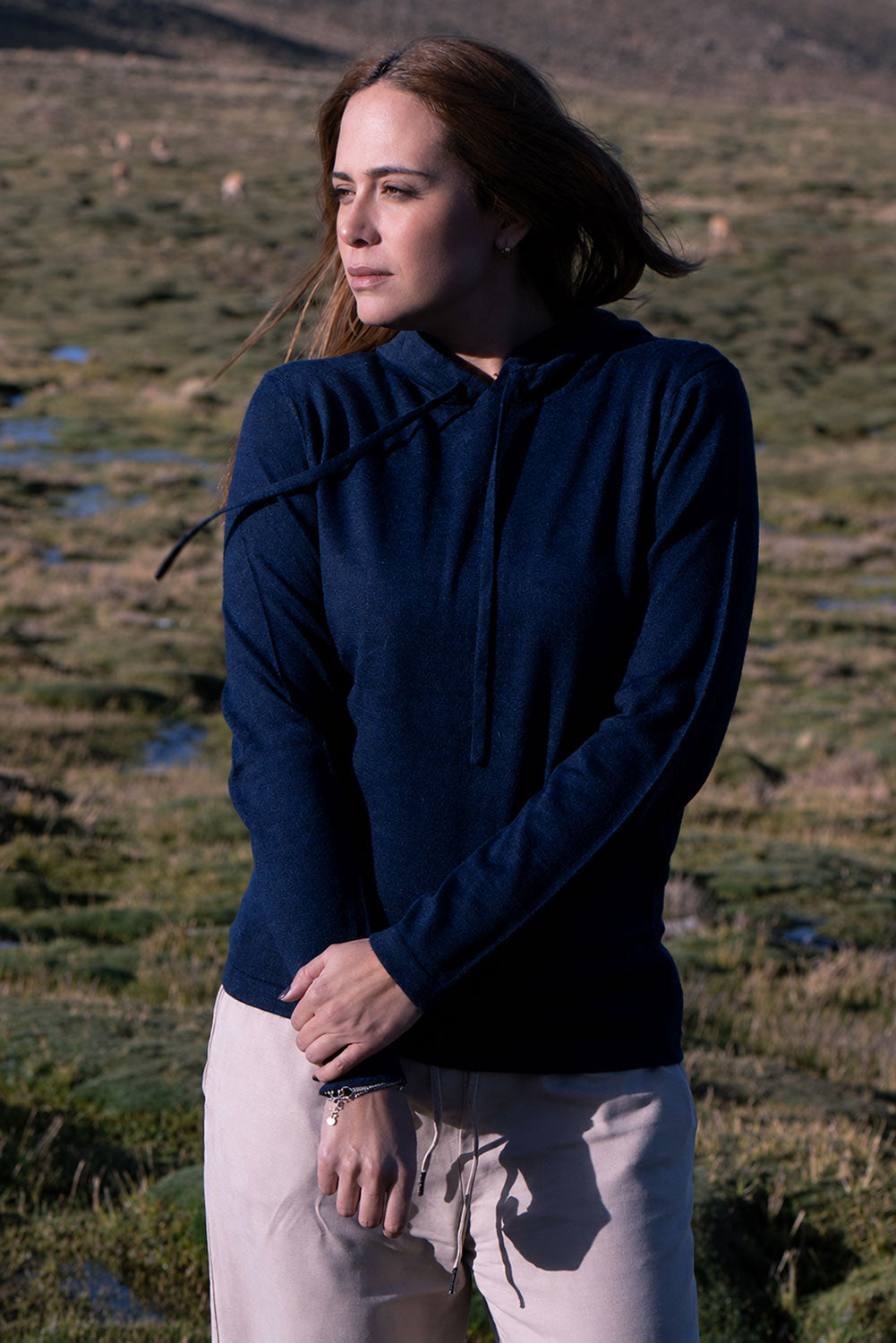 Women's Essential Baby Alpaca Hoodie