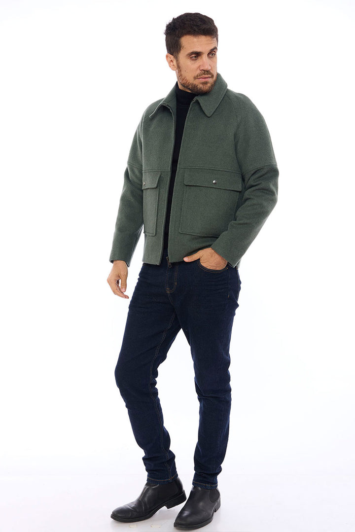 Men's Casual Baby Alpaca Jacket