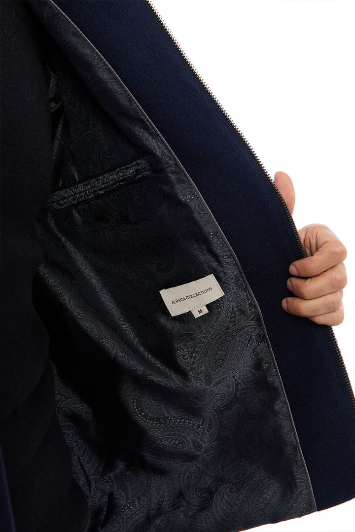 Men's Casual Baby Alpaca Jacket