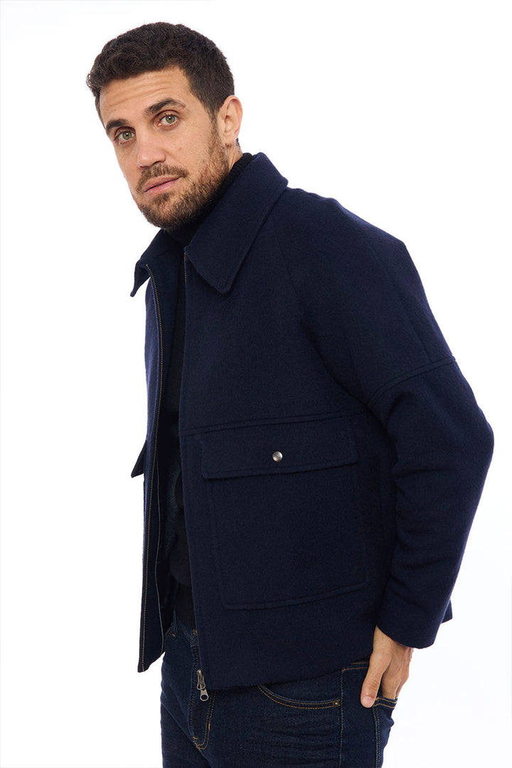 Men's Casual Baby Alpaca Jacket