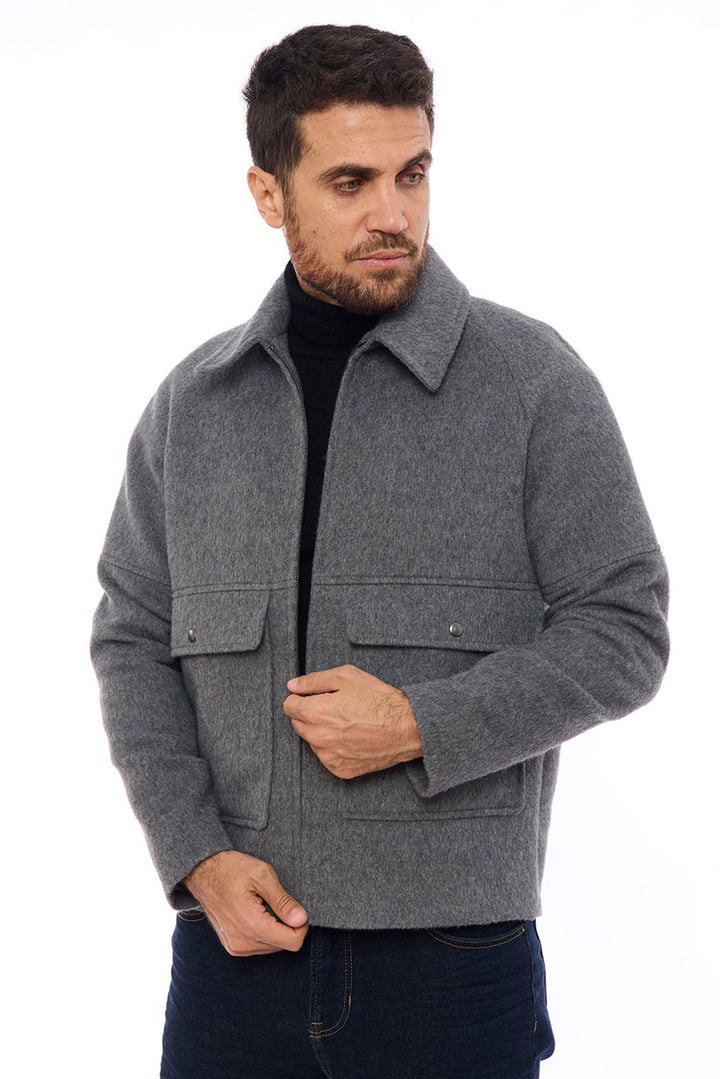 Men's Casual Baby Alpaca Jacket