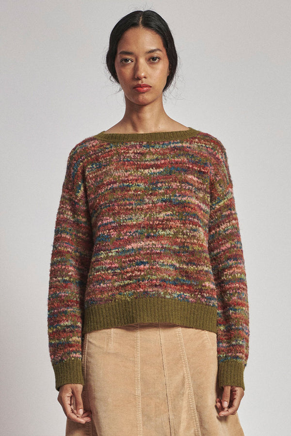 Forest Alpaca Sweater — multi alpaca by Kero