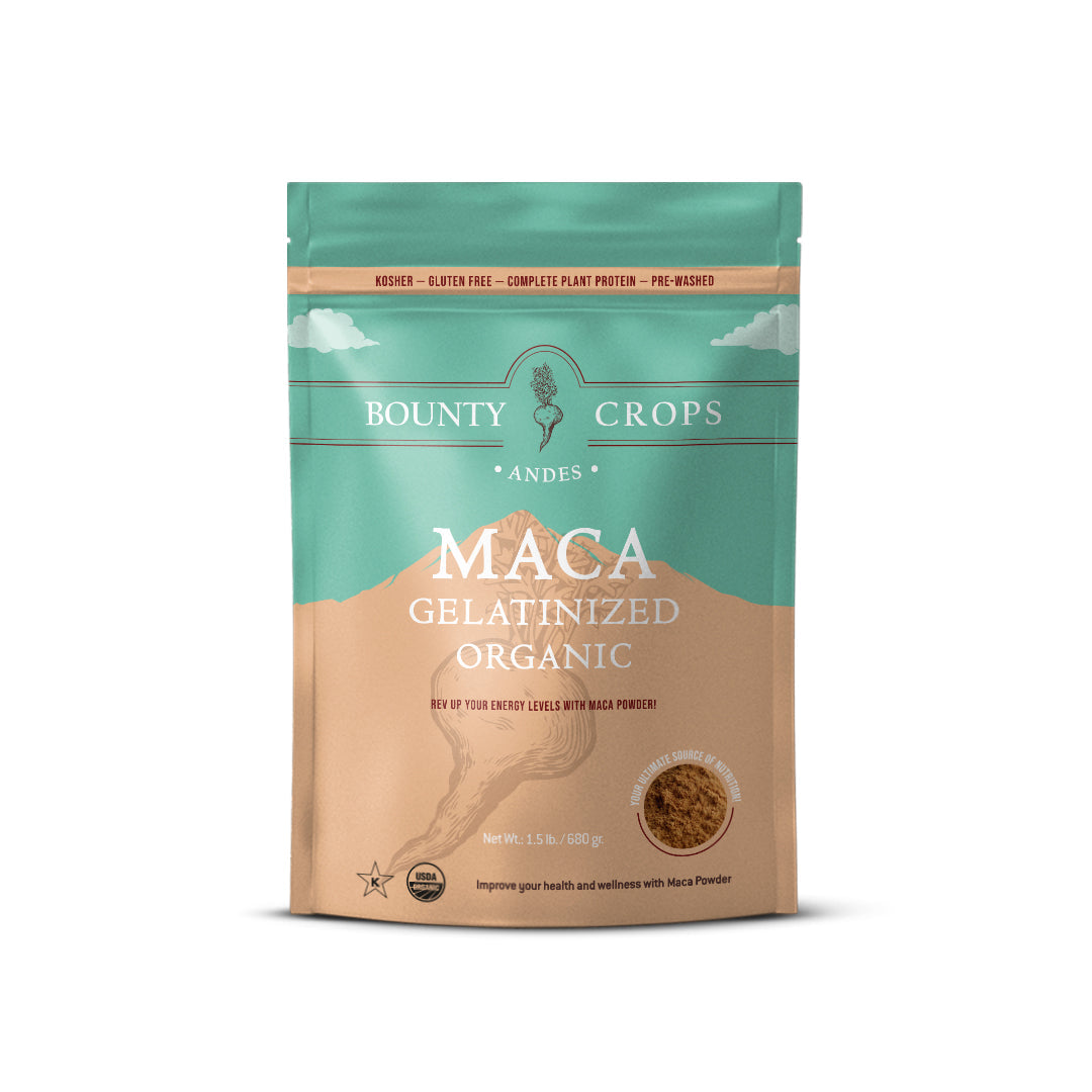 Organic Maca Gelatinized Powder, 1.5 lb / 680 gr ($0.68 ounce)
