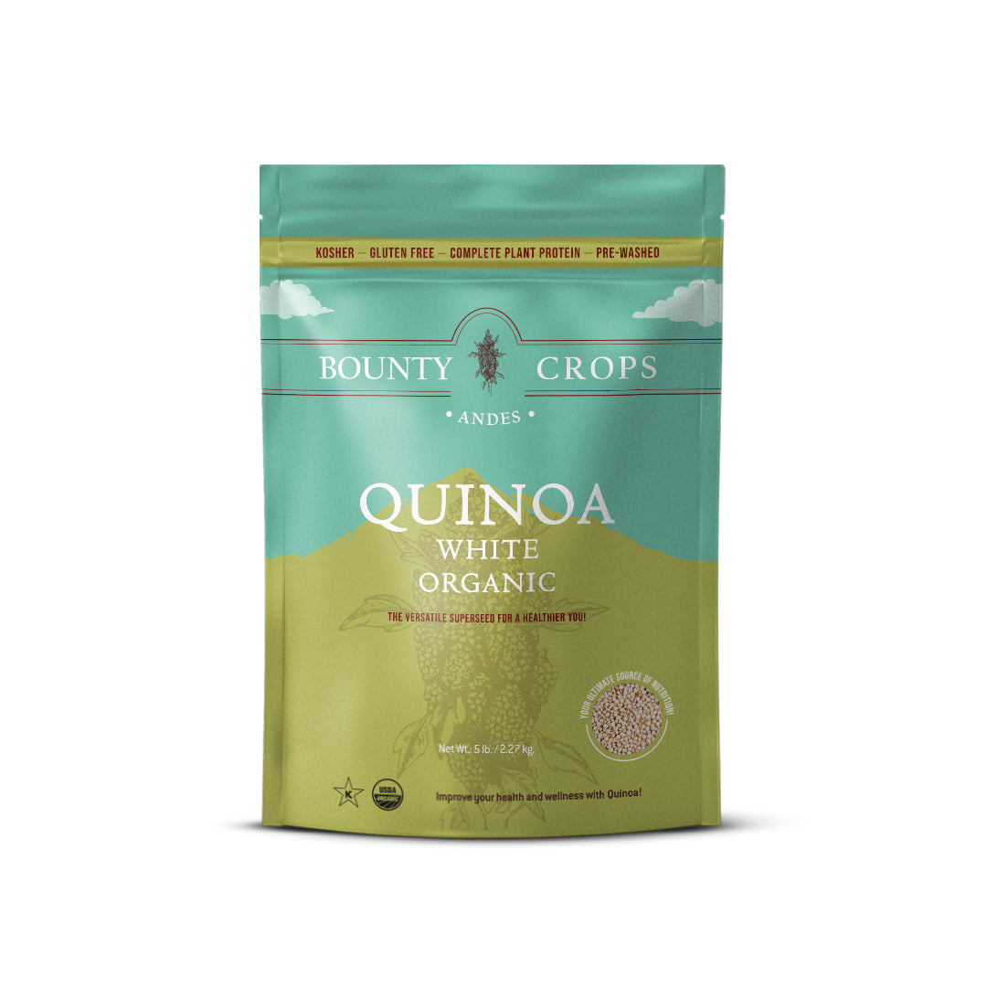 Quinoa Organic White, 5 lb. / 2.27 kg., Complete Protein ($5.18 lb. / $0.32 once)