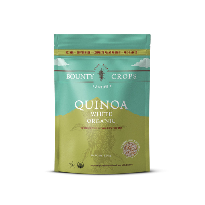 Quinoa Organic White, 5 lb. / 2.27 kg., Complete Protein ($5.18 lb. / $0.32 once)