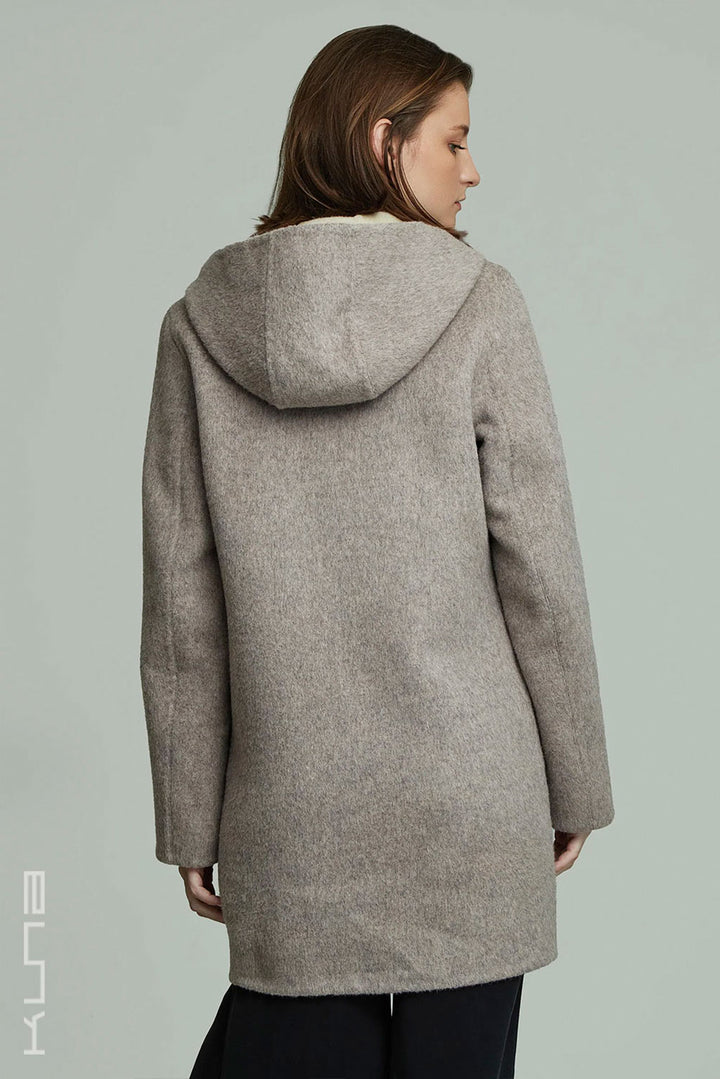 Alaia Reversible Baby Alpaca Coat