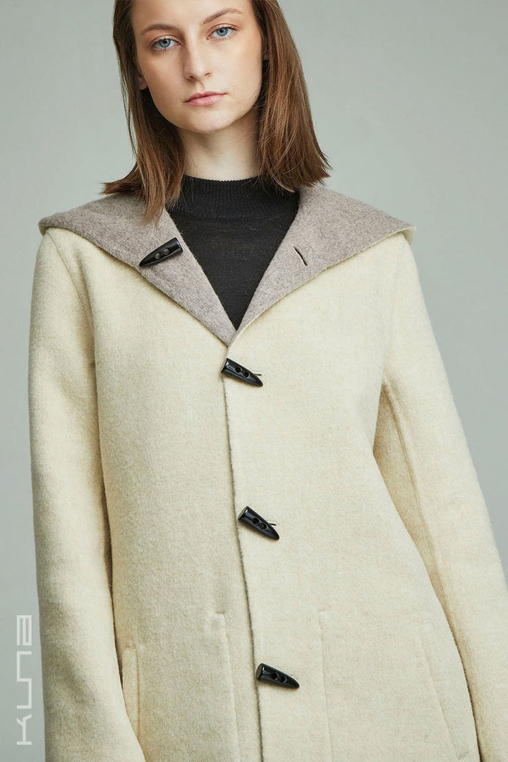 Alaia Reversible Baby Alpaca Coat